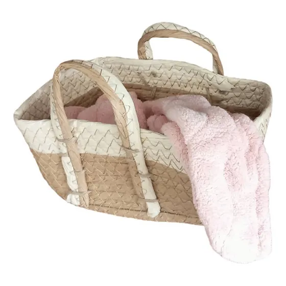 Cesta Tejida Con Asas De 27 Cm Cod 36046-5