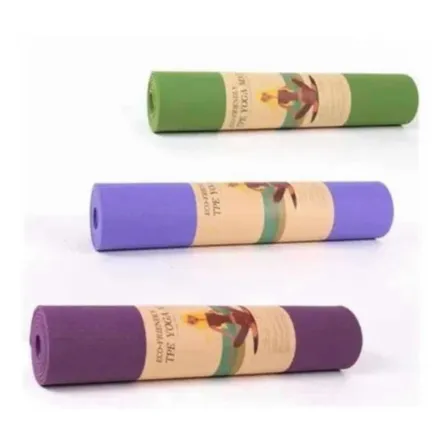 Colchoneta Mat Yoga Pilates Ejercicio Esencial Deportes