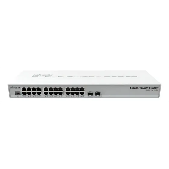 Switch Mikrotik Cloud Router Smart Crs326-24g-2s+rm Cor Branco
