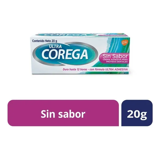 Corega® Adhesiva Sin Sabor Original 20gr