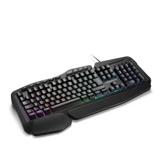 Teclado Gamer Warrior Clancy Rgb Macro - Tc241