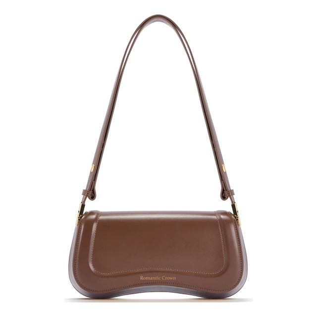 Bolsa Feminina Casual Minimalista Transversal Cor Chocolate