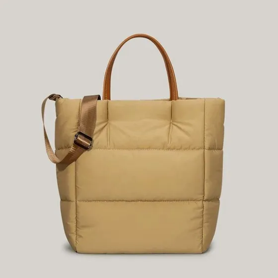 Sofisticada Cartera Puffer Para Dama
