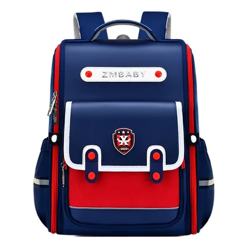 Mochila Ligera Del Bolso De Escuela Del Estilo Británico Color Rojo Diseño De La Tela Small