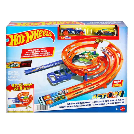 Hot Wheels Action Circuito Con Doble Pista Htk17 Mattel