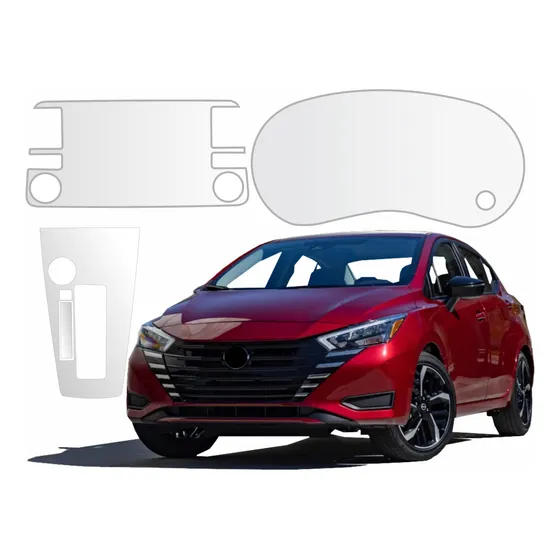 Kit Ppf Pantalla Tacometro Panel Para Nissan Versa 2023-2025