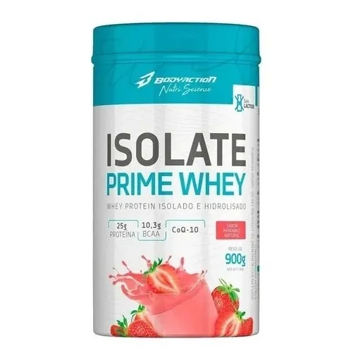 Whey Isolate Prime 900g Com Stevia Sezo Lactose Bodyaction