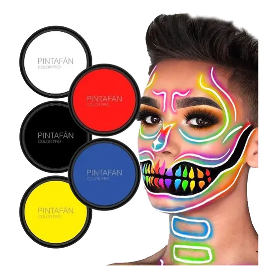 Maquillaje Artistico Acuarelable X5 Pintafán Bodypaint