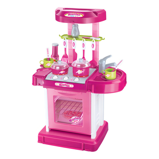 Cozinha Infantil Brinquedo C/ Som E Luz Princess Replay Kids
