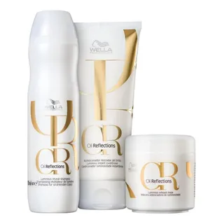 Wella Kit Oil Reflections Tratament Prof Trio (3 Produtos) Wella Kit Oil Reflections Tratament Prof Trio (3 Produtos)