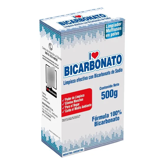 Limpiador Multimax I love Bicarbonato en cajita 500 gramos