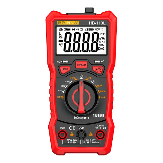 Tester Digital Multimetro Capacimetro Inductancia Autorango