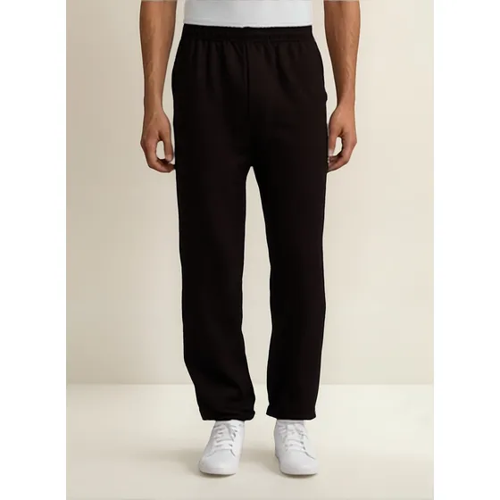 Pantalón Deportivo Hombre Jogging Felpa Sin Puño + Bolsillos
