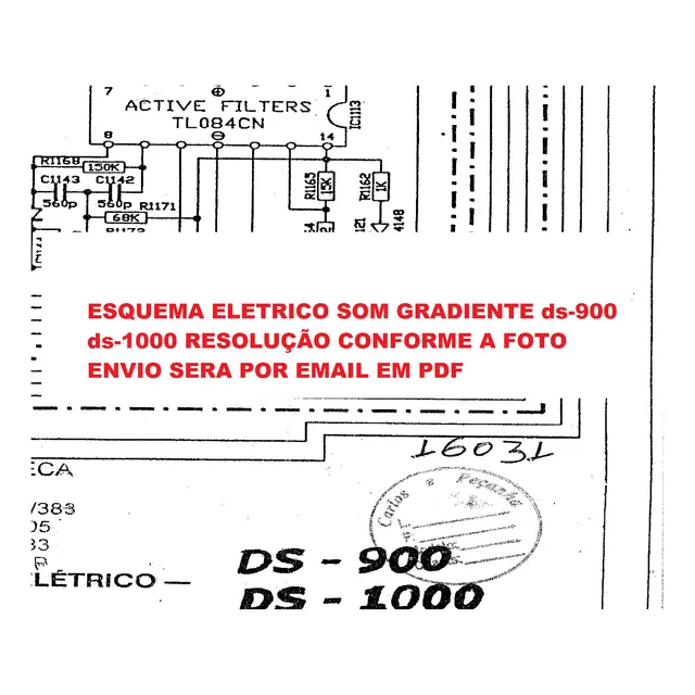 Esquema Som Gradiente Ds900 Ds 900 Ds1000 Ds 1000 Em Pdf Ema