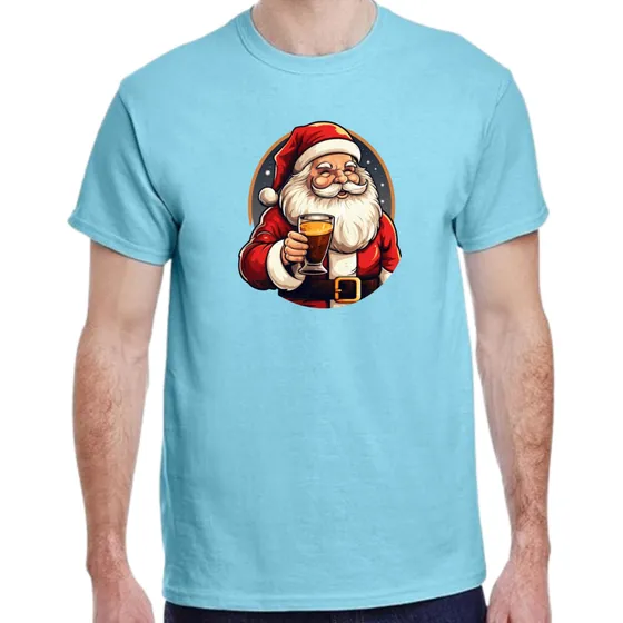 Franela 100% Algodón Caballero Estampado Navidad 2xl 3xl