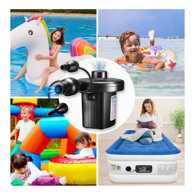 Bomba Eléctrica 110v, Inflar/desinflar Colchones, Piscinas