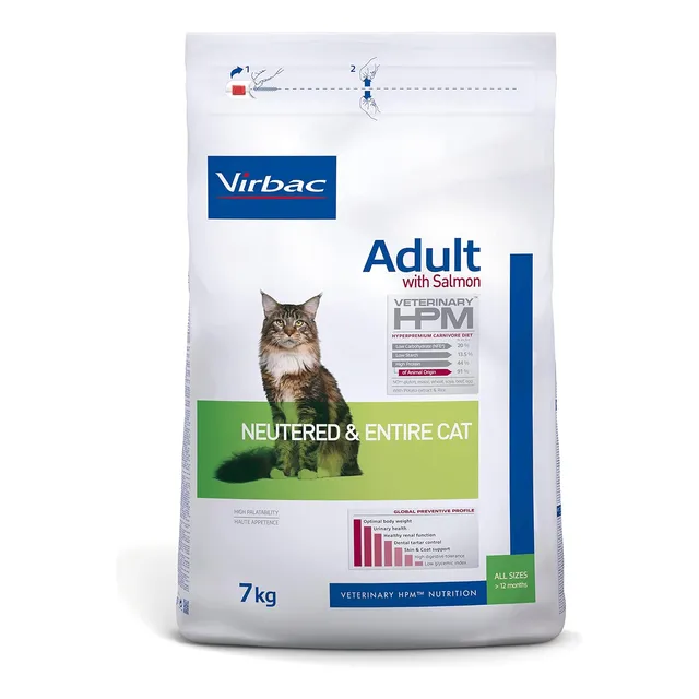 Virbac Hpm Cat Adul Salmon X7kg