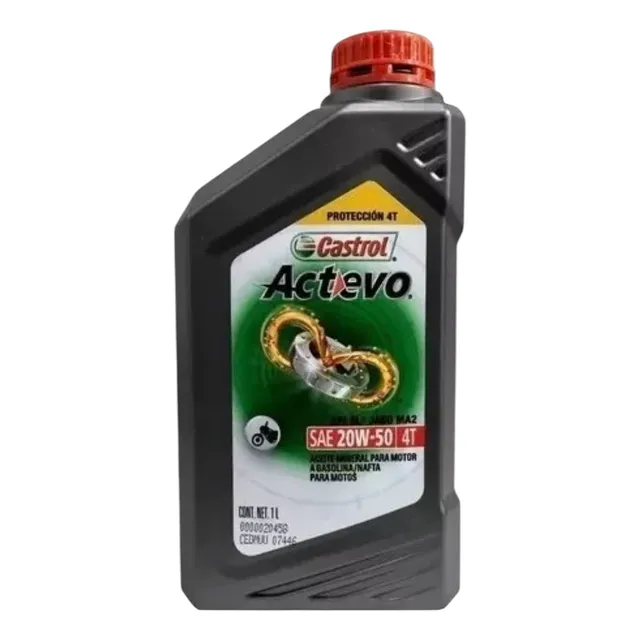 Aceite Castrol Actevo 20w50 4t Api Sl Ma2