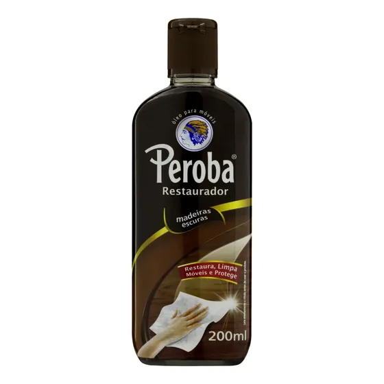 Óleo Restaurador Peroba 200ml Para Móveis Madeiras Escuras