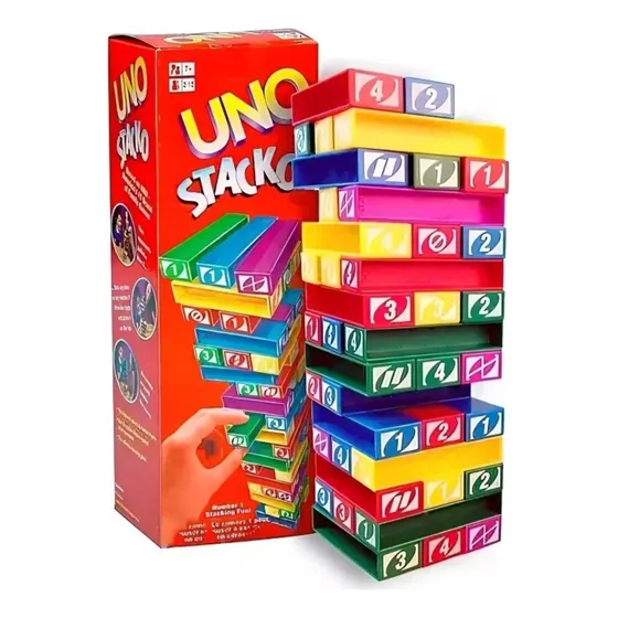 Jenga De 45 Piezas Uno Stacko Juego De Mesa