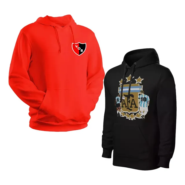 Pack X2 Buzos Canguros Varios Diseños En Promocion Unisex