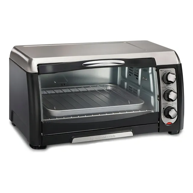 Horno de mesa eléctrico Hamilton Beach 31330 negro 127V