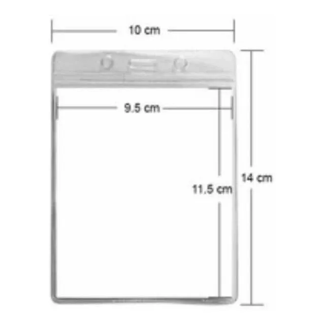 Fundas Plásticas Para Credenciales Carnets O Identificación