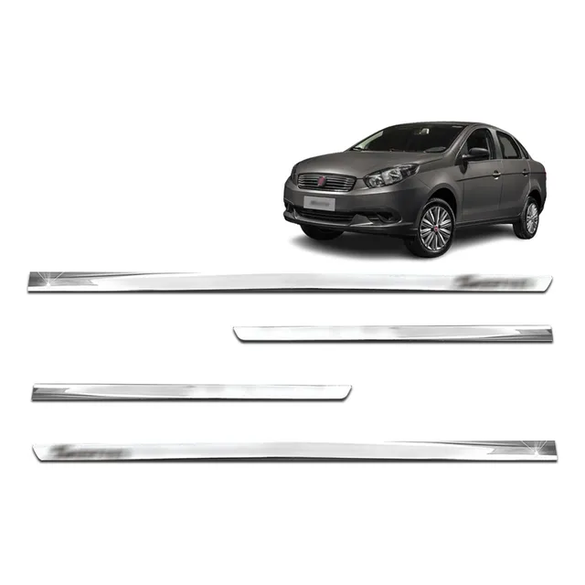 Friso Lateral Siena 2004 2005 2006 Slim Cromado 4 Portas