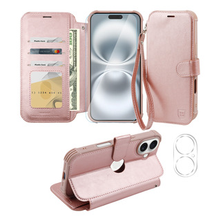 Funda Tipo Cartera Protector Billetera Para iPhone 16 Funda Tipo Cartera Protector Billetera Para iPhone 16