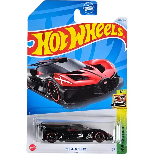 Hot Wheels 2024 Hw Exotics 185/250 - Bugatti Bolide Color Negro Con Rojo