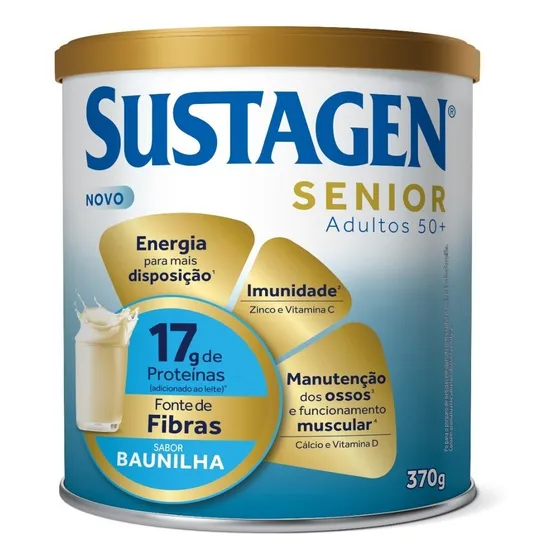 Complemento Alimentar Senior 50+ Baunilha 370g Sustagen