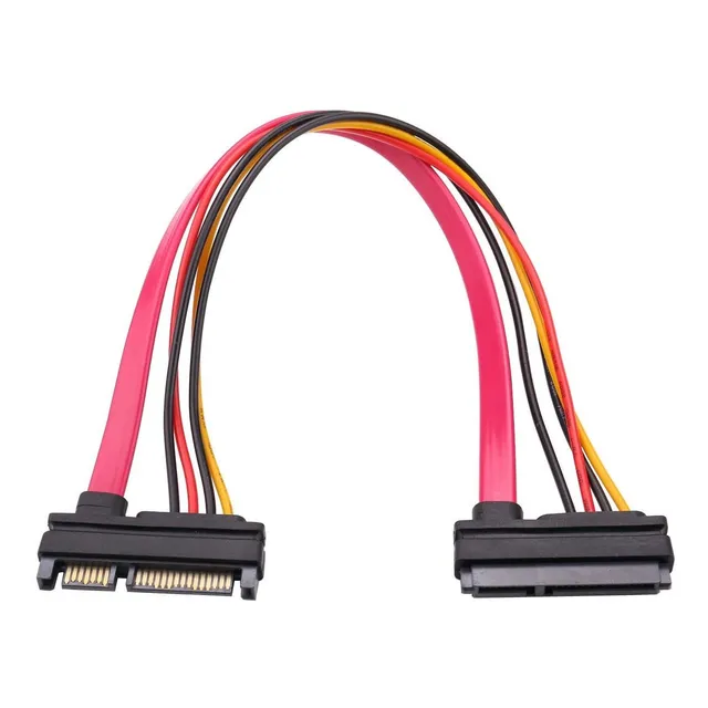 Cable Sata Macho A Hembra 7+15 Pines 30 Cm Extensión 