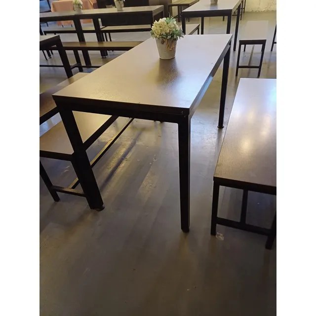 Mesa Cafetería Estructura Metálica Pintura Al Horno