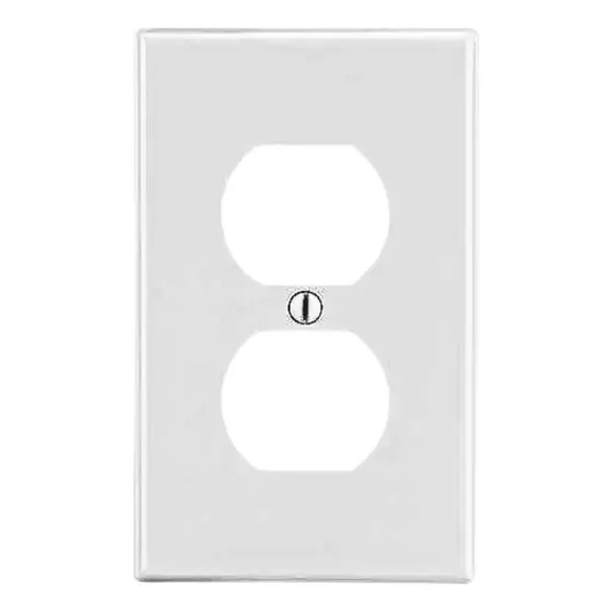 Placa Para Contacto Dúplex Color Blanco P8w Hubbell