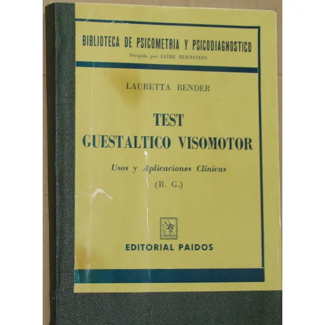 Test Guestáltico Visomotor - Lauretta Bender -edit. Paidós