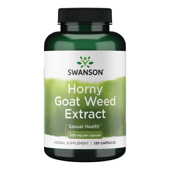 Swanson Extracto Hierba De Cabra 500mg 120 Cápsulas