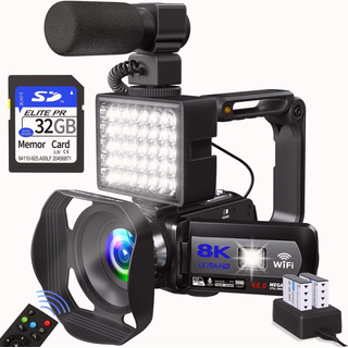 Câmera De Vídeo Wikico 8k Filmadora Câmera Vlogging De 48 M Câmera De Vídeo Wikico 8k Filmadora Câmera Vlogging De 48 M