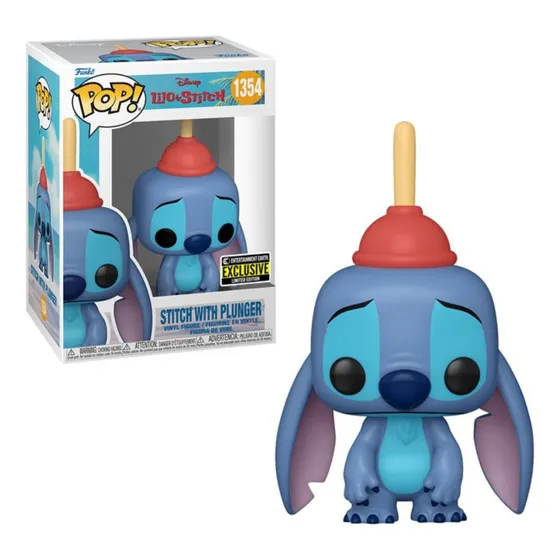 Stitch With Plunger Funko Pop 1354 Lilo Y Stitch Exclusivo 