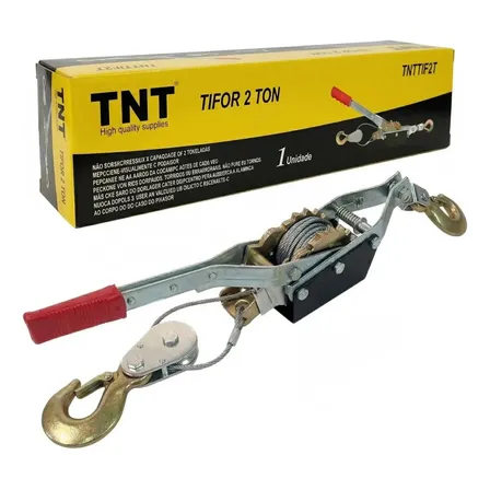 Guincho Manual Catraca Tifor Talha 2 Toneladas Aço Tnt