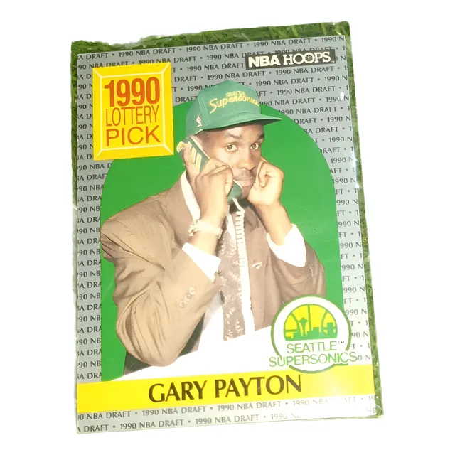 Cv Gary Payton Rookie Card Nba Hoops 1990