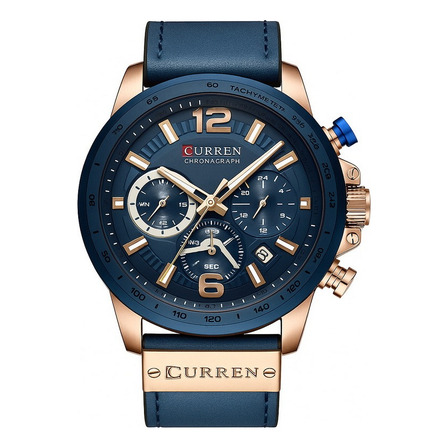 Reloj Curren Chronograph Hombre Azul Azul Azul Reloj Curren Chronograph Hombre Azul Azul Azul
