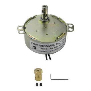 Motor Sincronizado Chancs Tyc-50 De 110 V Ac, 2,5-3 Rpm Con Motor Sincronizado Chancs Tyc-50 De 110 V Ac, 2,5-3 Rpm Con