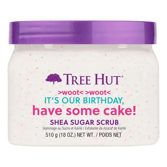 Exfoliante De Azúcar De Algodón De Azúcar Tree Hut, 510 G, O