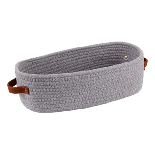 Cesta De Algodón Tarcha Tejida Organizador De Baño Bin Cesta De Algodón Tarcha Tejida Organizador De Baño Bin