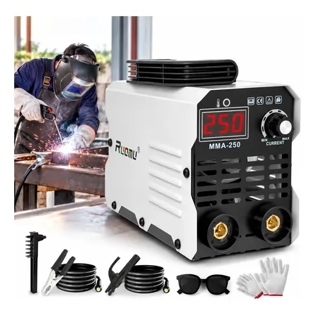 Máquina De Solda Inversora Portátil Sem Gás Mma 250A