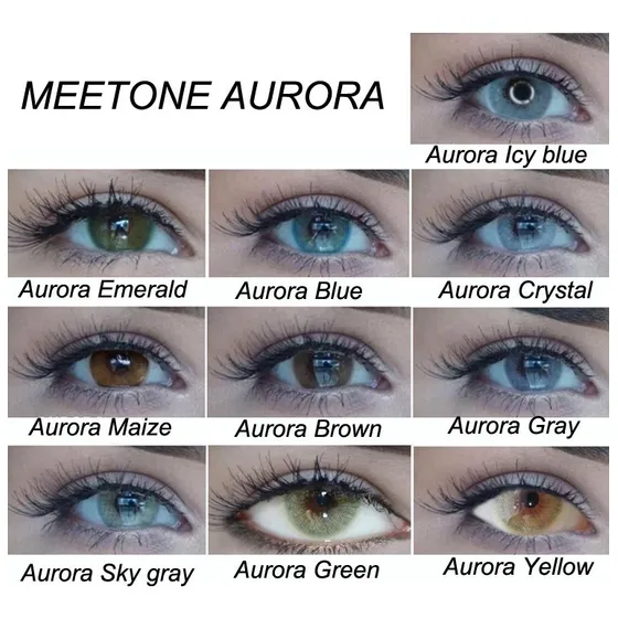 Pupilentes Meetone Aurora 20 Pares Mayoreo Súper  Natural !!