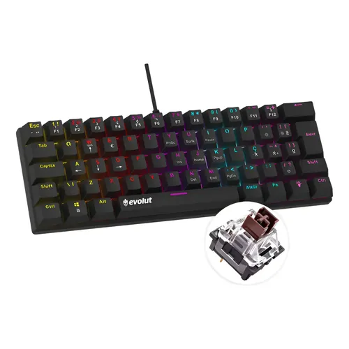 Teclado Mecânico Gamer Philco Pkb95 Outemu Brown Switch Cor de