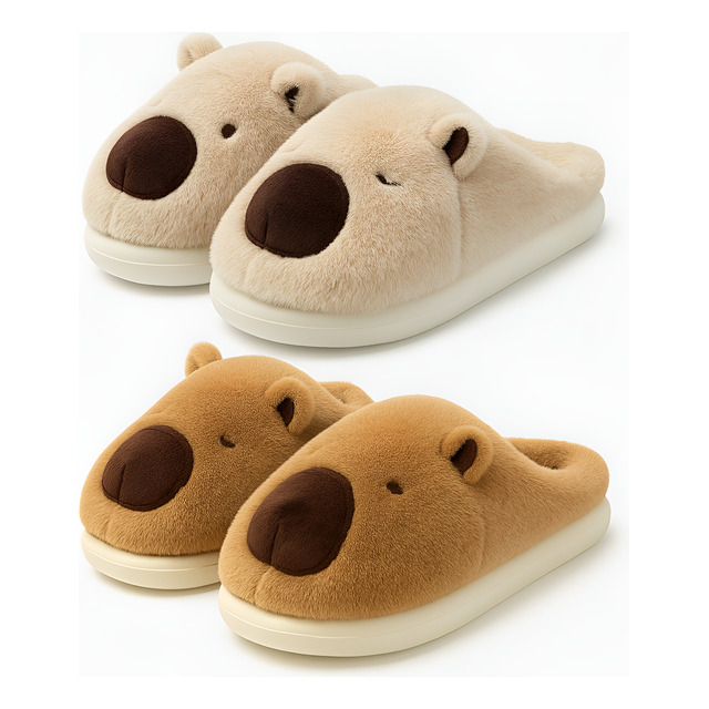Chinelo Pantufa Capivara Confortável Antiderrapante Fofos Chinelo Pantufa Capivara Confortável Antiderrapante Fofos