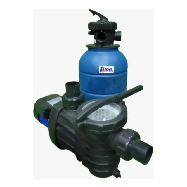 Bomba Euro Piscinas 1hp, 110-220v.+filtro De 12 Pulgadas .