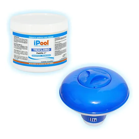 Clorador Flotante Chico Para Alberca + 25 Pastillas